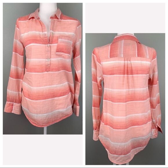 Merlona Pink and White Tunic, Size M - Picture 8 of 8